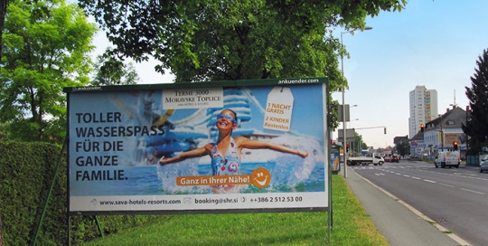 Advertising on jumbo posters and billboards | Sms Marketing d.o.o. | advertisement on the Austrian market - Terme 3000