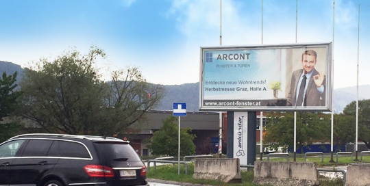 Advertising on lit jumbo posters | Sms Marketing d.o.o. | Advertisement on the Austrian market - Arcont