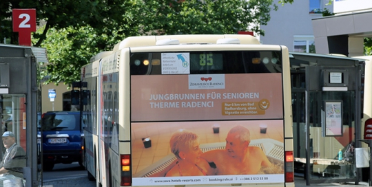Bus Werbung | Sms Marketing d.o.o. | Anzeige auf dem österreichischen Markt – Terme Radenci