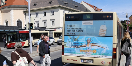 Oglaševanje na avtobusih | Sms Marketing d.o.o. | Oglas na avstrijskem trgu - Terme 3000