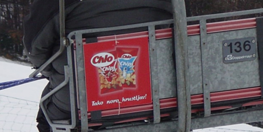 Oglaševanje na smučiščih | Sms Marketing d.o.o. | Oglas na sedežnici - Chio